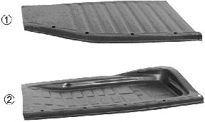 VAN WEZEL 580185 -  Днище кузова